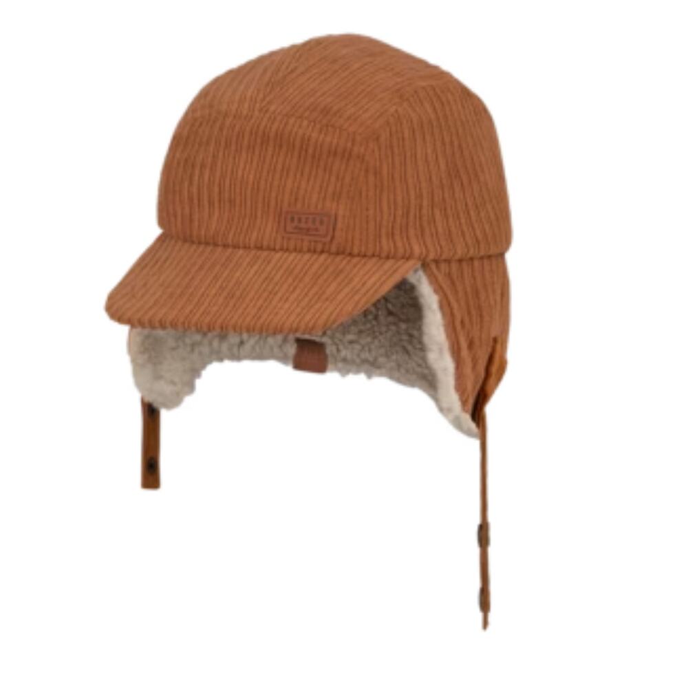 BNWT Dover 'Togari' Corduroy Trapper Ear Muff Hat | Rust Tan | 0-12 months